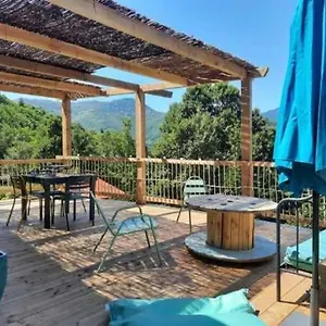 Hébergement de vacances Ardeche Maison En Ardeche A Thuyets Pont Du Diable, Avec Terrasse Avec Vue